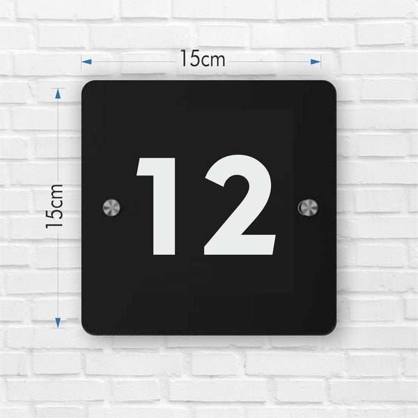 Stilus Door Number Plate Square