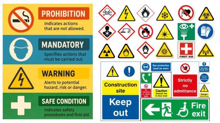 Understanding the Different Types of Health and Safety Signs: A Complete Guide for UK Businesses